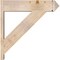 Ekena Millwork Traditional Smooth Arts and Crafts Outlooker, Douglas Fir, 7 1/2"W x 30"D x 30"H OUT08X30X30TRA03SDF - alternate 4